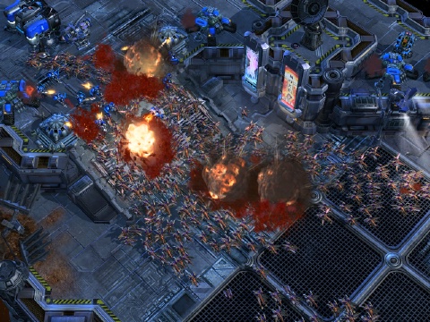 Starcraft 2 Screenshot Zerg Rush
