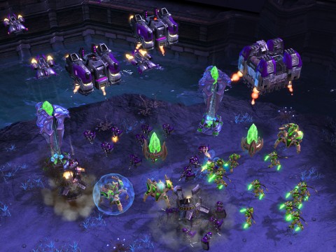 Starcraft 2 Screenshot Terraner in der Luft