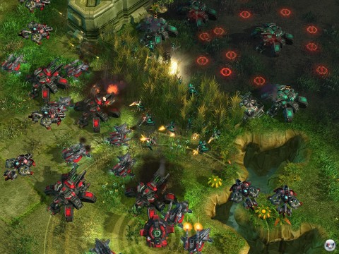 Starcraft 2 Screenshot Banshee im Einsatz