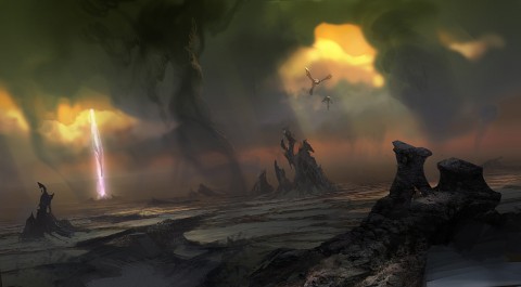 Starcraft 2 Screenshot Relic Crater Konzept