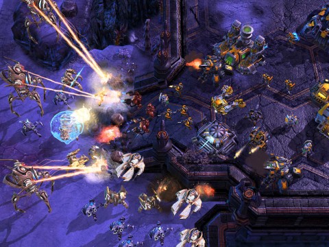 Starcraft 2 Screenshot Erkennbare Nomad-Einheit