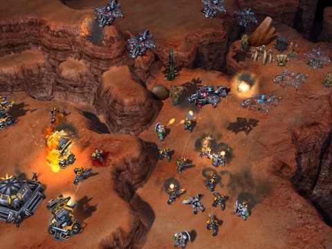 Starcraft 2 Screenshot Kampf der Terraner