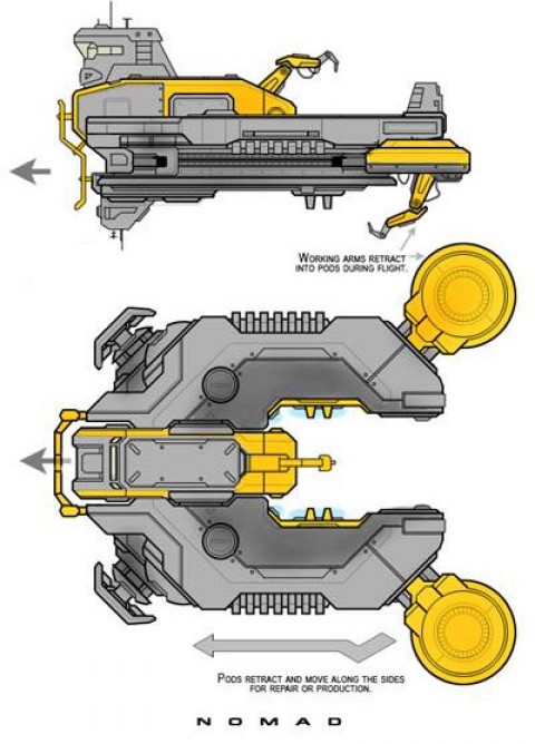 Starcraft 2 Screenshot Nomad Konzeptbild